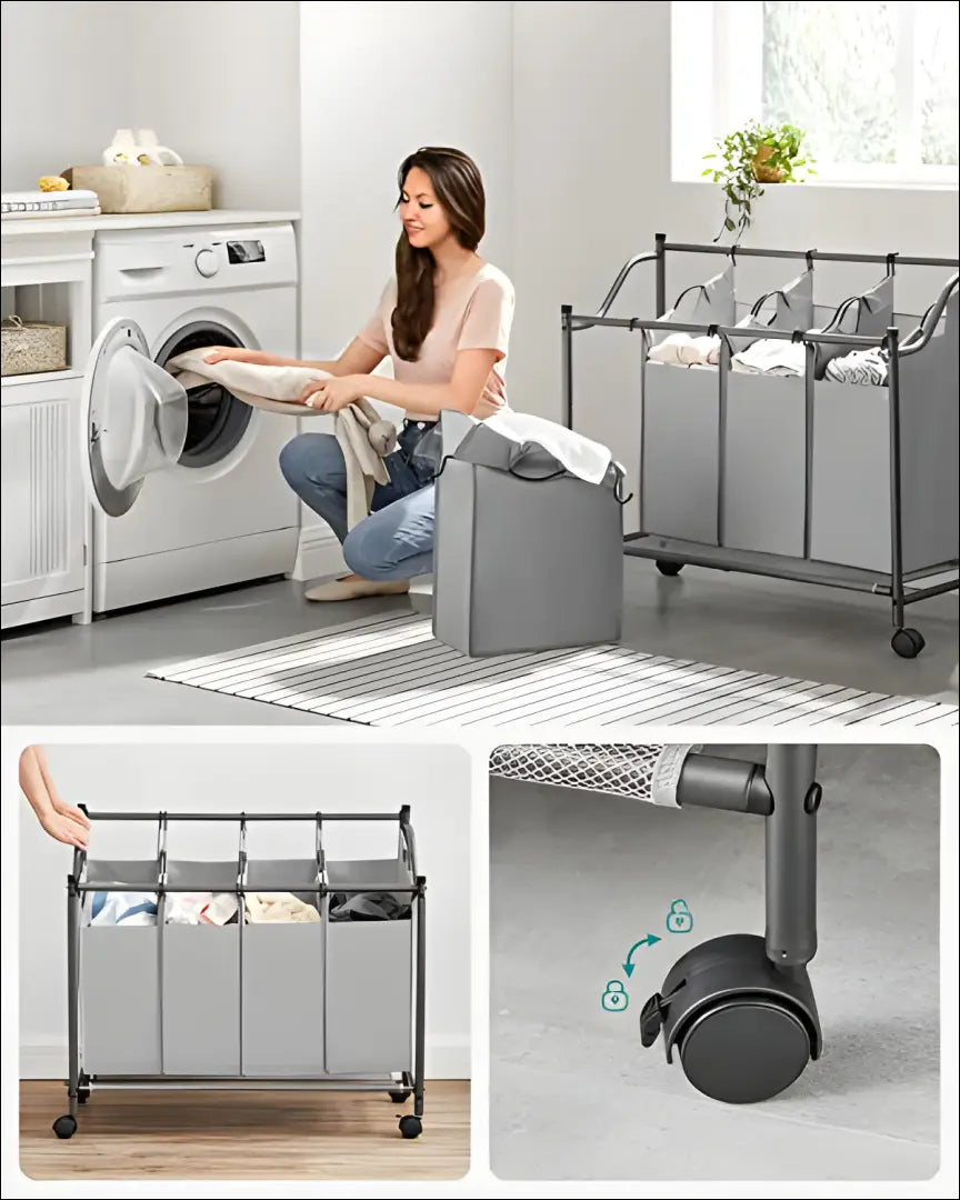 Skalbinių krepšiai su rėmu SM678 - €74 Save 40% 50-100, __label:Pristatymas 5-14 d.d., notouch30, skalbiniai, song