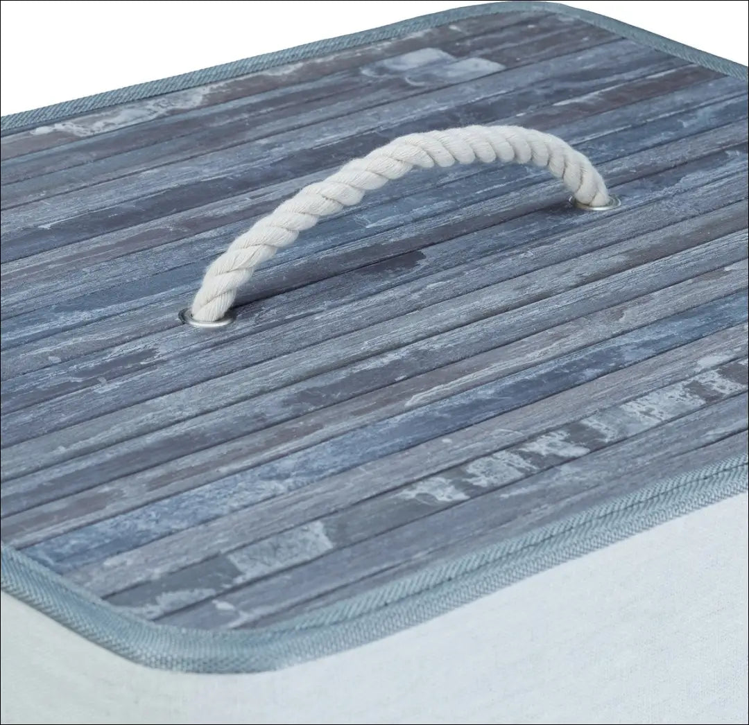 Skalbinių krepšys DI9387 - €20 Save 50% __label:Pristatymas 1-2 d.d., color-kremas, color-pilka, material-bambukas,