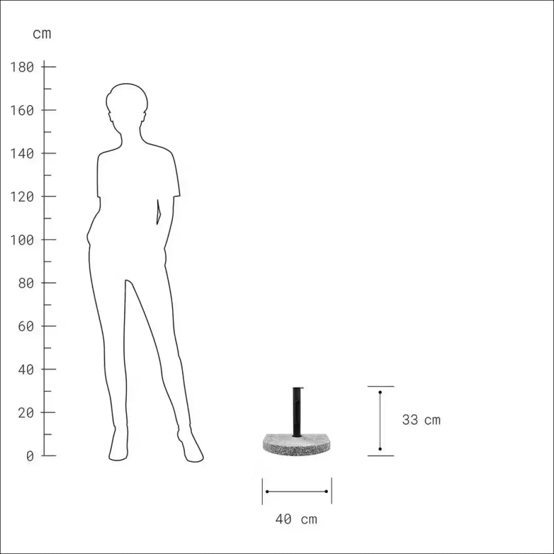 Skėčio stovas LI772 - €25 Save 50% 25-50, __label:Pristatymas 1-2 d.d., color-juoda, color-pilka, lauko baldai to €50