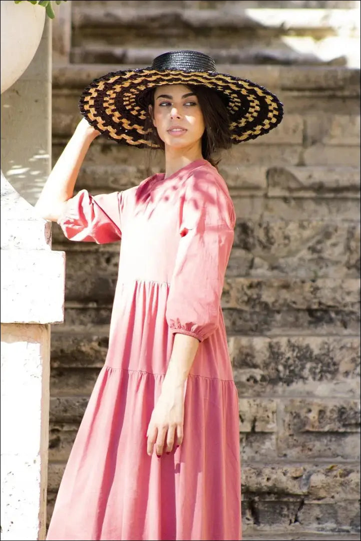 Skrybėlė “Zahati” DI7769 - €56 Save 65% 50-100, __label:Pristatymas 1-2 d.d., color-juoda, color-smelio, drabuziai €50