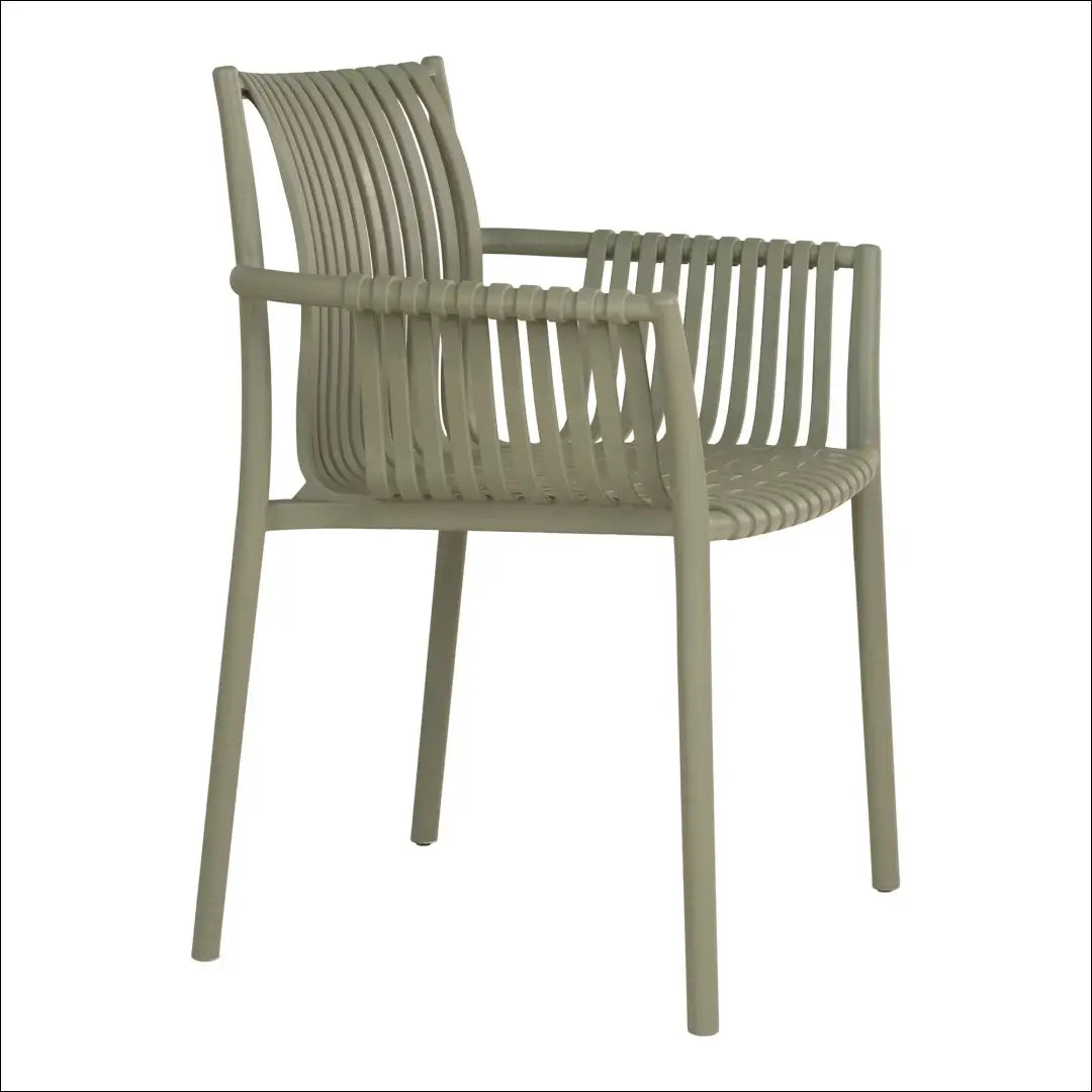 Sodo kėdė polipropileno sudedama žalia RD1037 - €73 Save 15% 50-100, __label:Pristatymas 5-14 d.d., Dining chairs,
