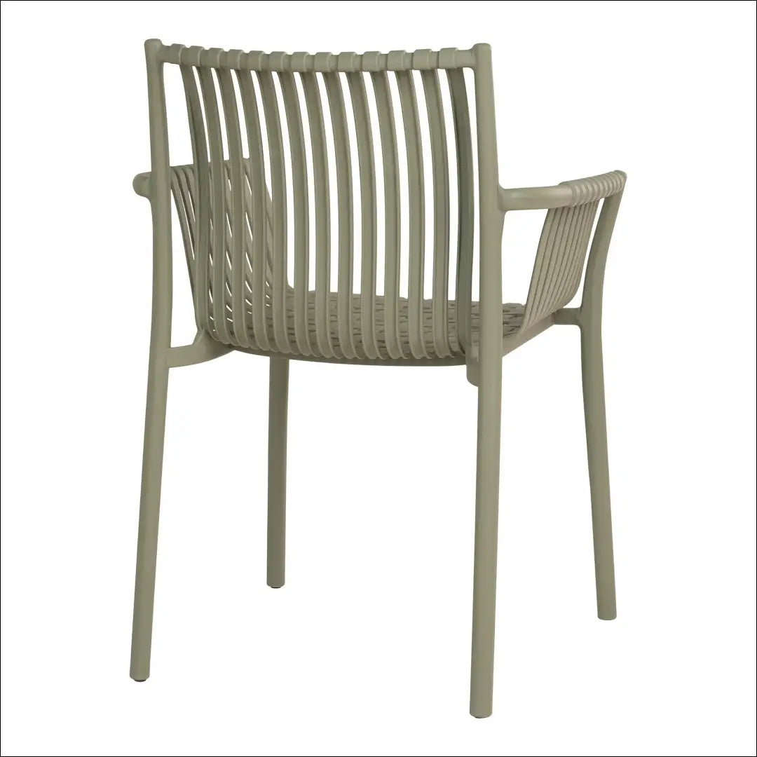 Sodo kėdė polipropileno sudedama žalia RD1037 - €73 Save 15% 50-100, __label:Pristatymas 5-14 d.d., Dining chairs,