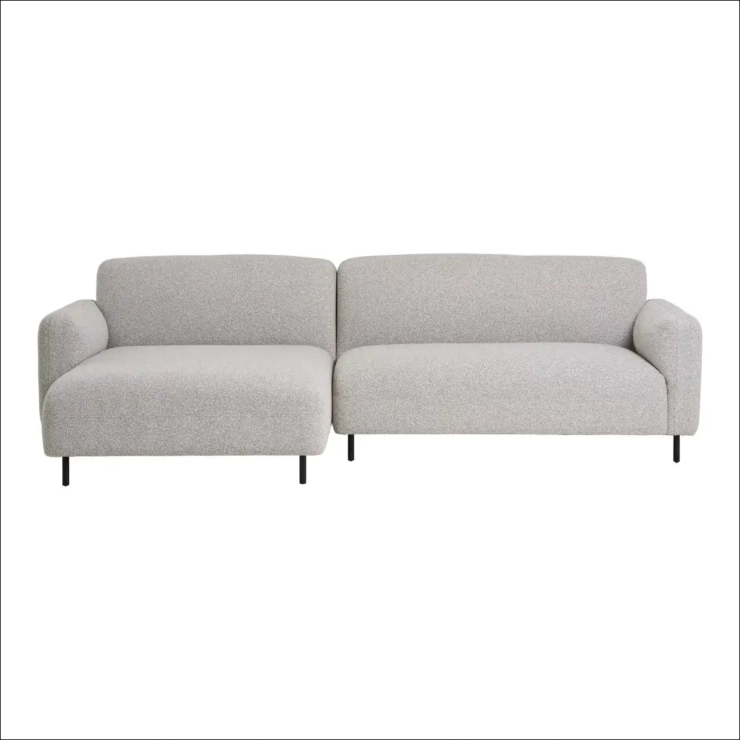 Sofa kairėje pusėje bukle šviesiai pilka RD163 - €1,624 Save 15% __label:Pristatymas 5-14 d.d., Lounge sofas, nordic,