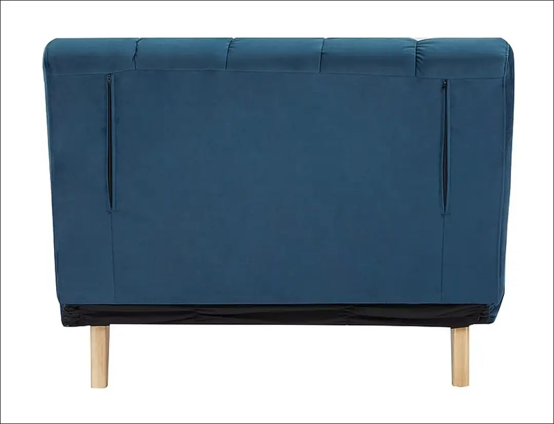 Sofa - lova AL003 - __label:Pristatymas 5-14 d.d., color-melyna, color-pilka, material-aksomas, material-poliesteris