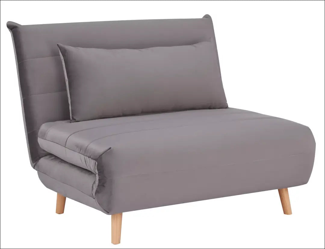 Sofa - lova AL006 - €336 Save 20% __label:Pristatymas 5-14 d.d., color-pilka, color-rozine, foteliai, material-aksomas