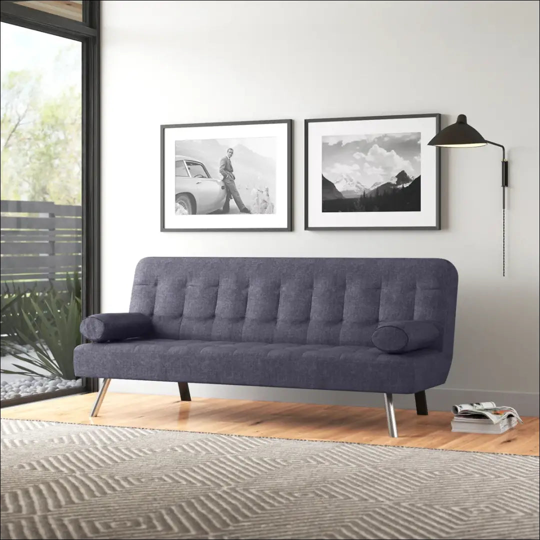 Sofa-lova MI780 - €220 Save 55% __label:Pristatymas 1-2 d.d., color-pilka, lovos-miegamojo, material-gobelenas,