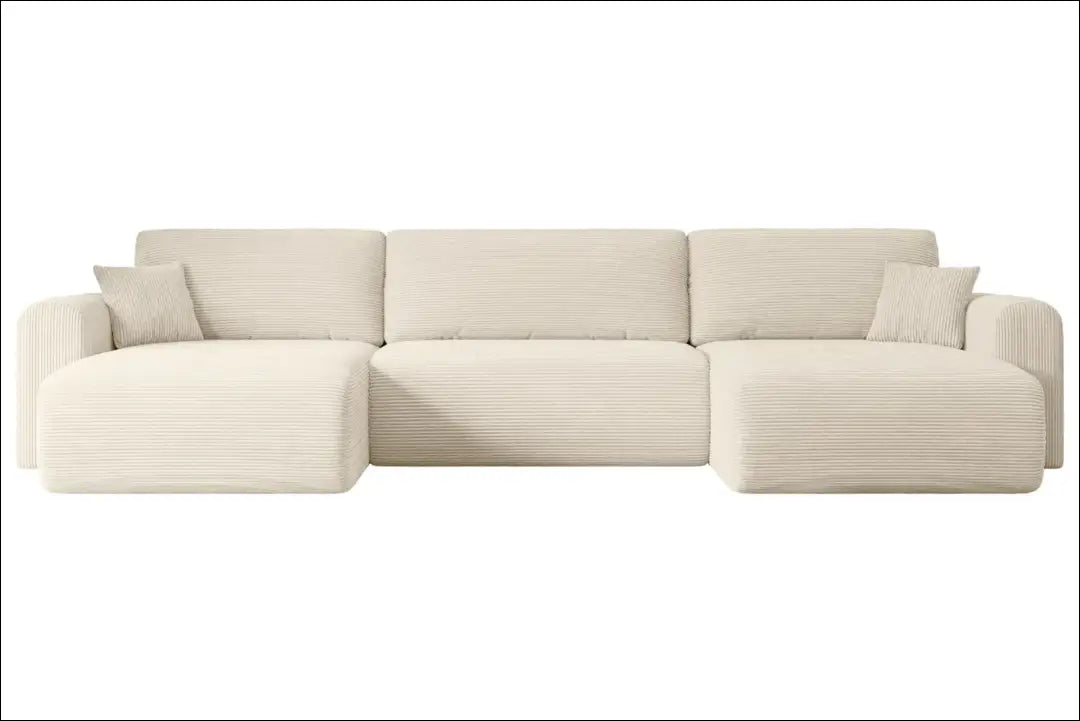 Sofa-lova MI968 - €534 Save 40% __label:Pristatymas 1-2 d.d., color-kremas, kampai, material-poliesteris, minksti Virš