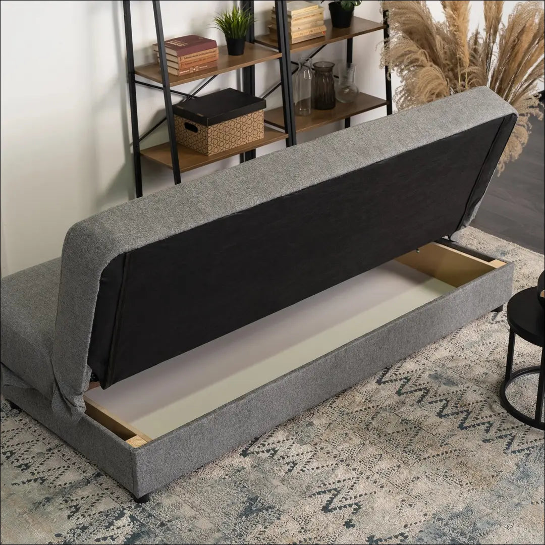 Sofa-lova su audiniu pilkos spalvos TE272 - €532 Save 15% __label:Pristatymas 5-14 d.d., elite, over-200, spalva-pilka,