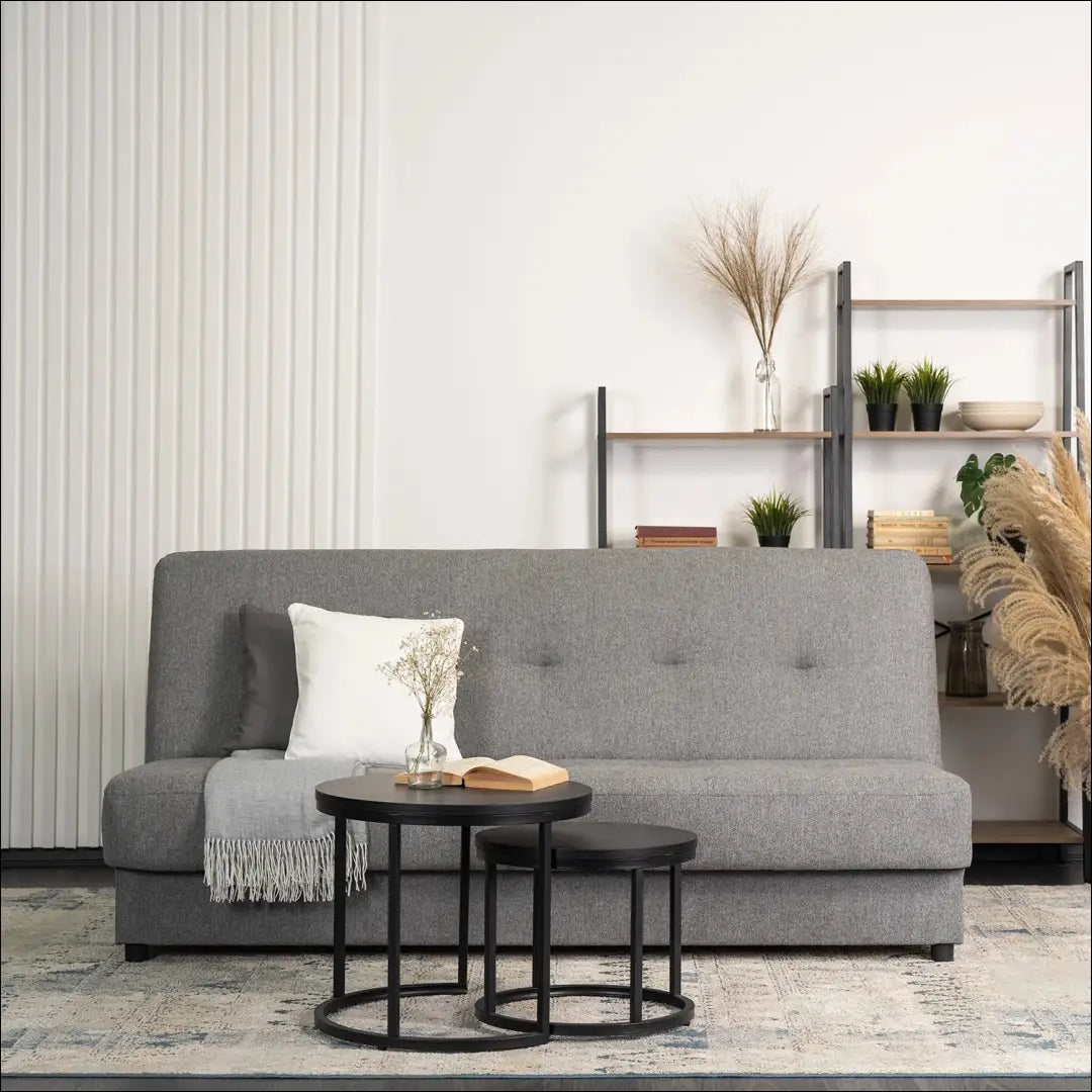 Sofa-lova su audiniu pilkos spalvos TE272 - €532 Save 15% __label:Pristatymas 5-14 d.d., elite, over-200, spalva-pilka,