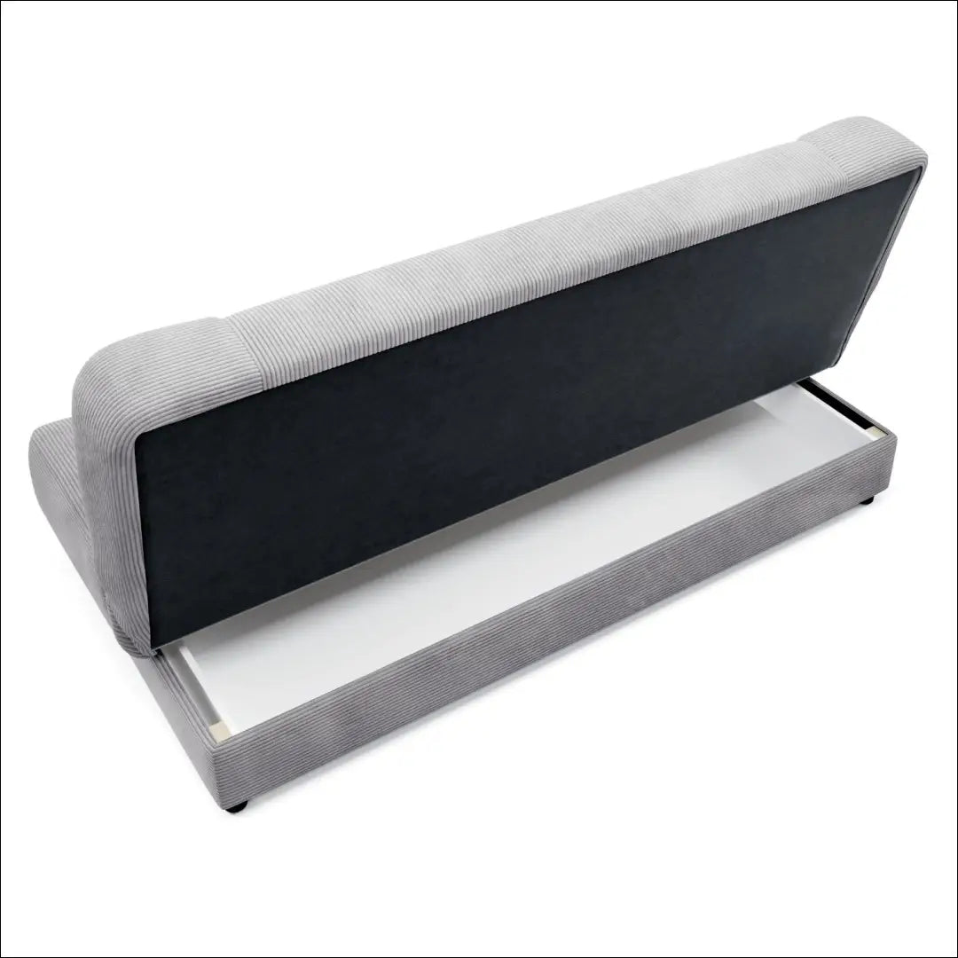 Sofa-lova su korduro audiniu pilkos spalvos TE1081 - €554 Save 15% __label:Pristatymas 5-14 d.d., elite, over-200,