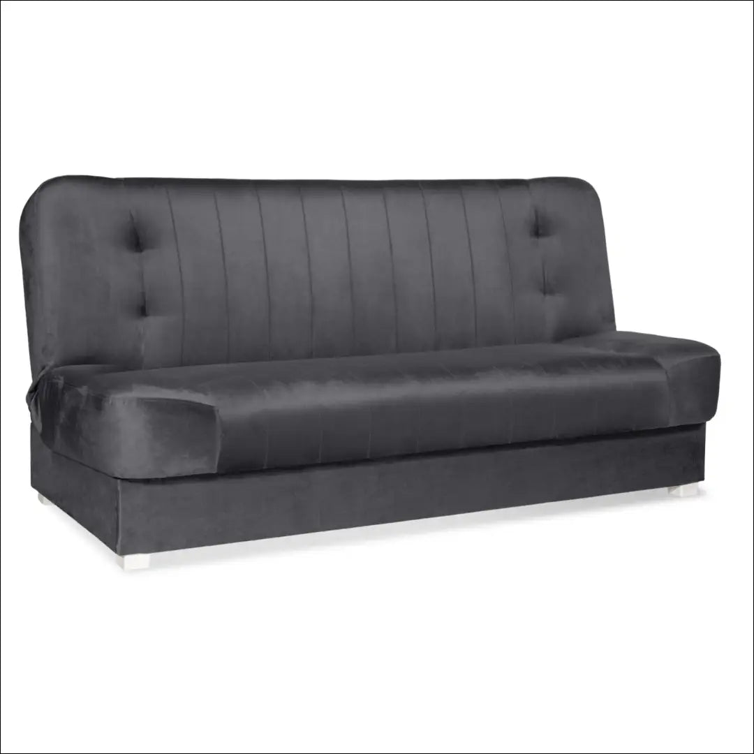 Sofa-lova su veliūro audiniu pilkos spalvos / smėlio TE1167 - €579 Save 15% __label:Pristatymas 5-14 d.d., elite,