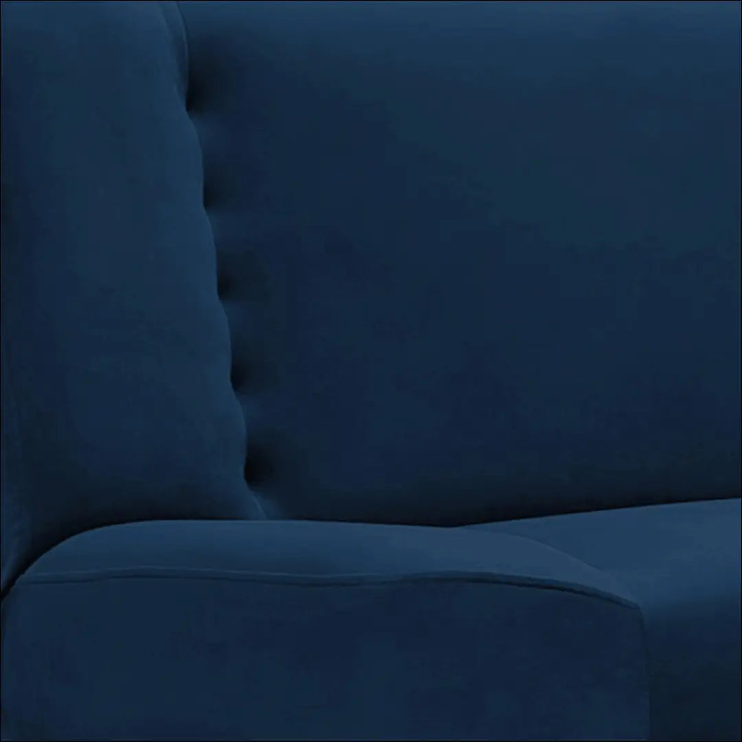 Sofa-lova su veliūro audiniu tamsiai mėlynos spalvos TE679 - €547 Save 15% __label:Pristatymas 5-14 d.d., elite,