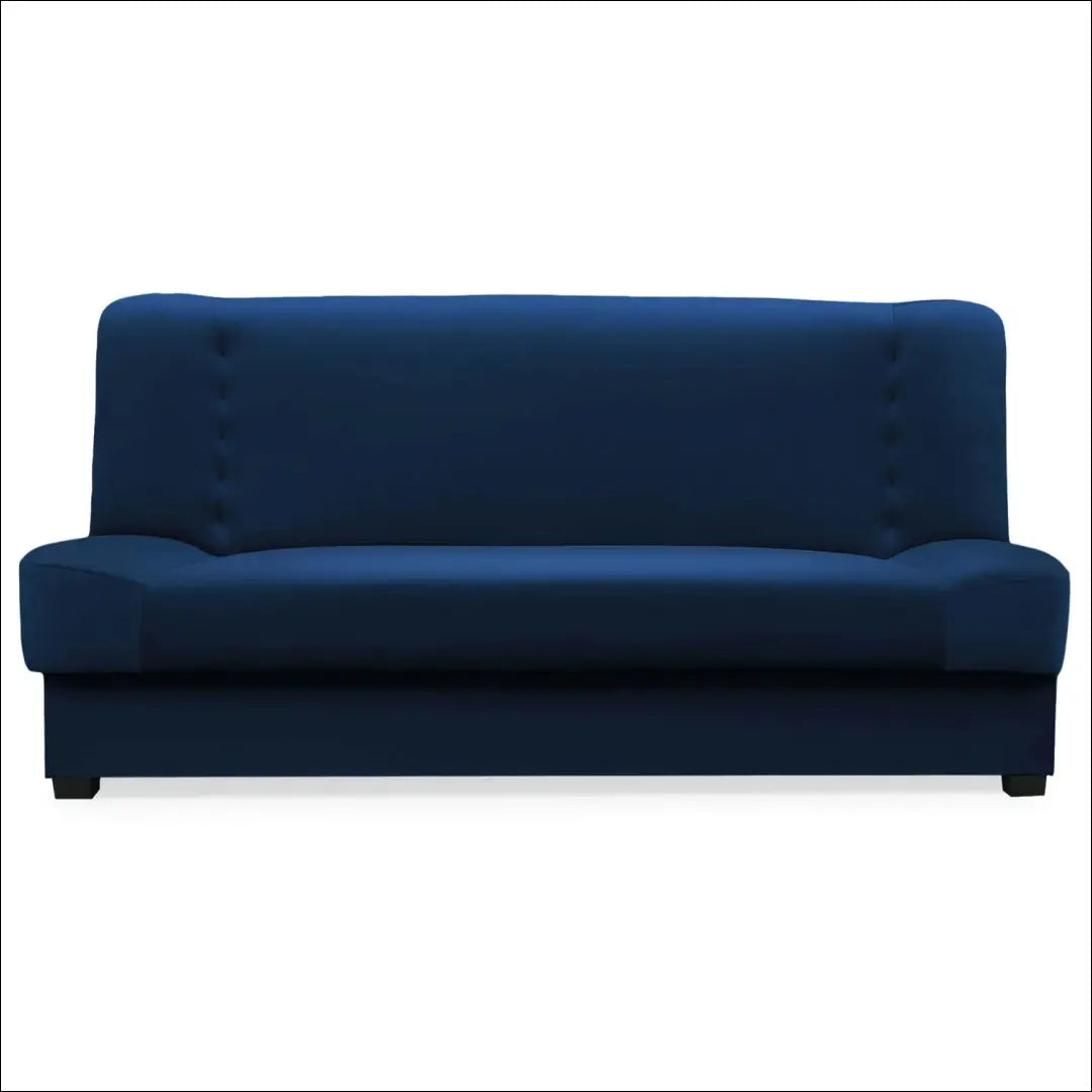 Sofa-lova su veliūro audiniu tamsiai mėlynos spalvos TE679 - €547 Save 15% __label:Pristatymas 5-14 d.d., elite,