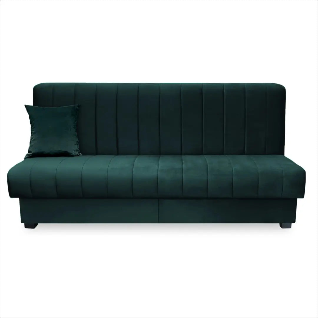 Sofa-lova su veliūro audiniu žalios spalvos TE683 - €608 Save 15% __label:Pristatymas 5-14 d.d., elite, over-200,