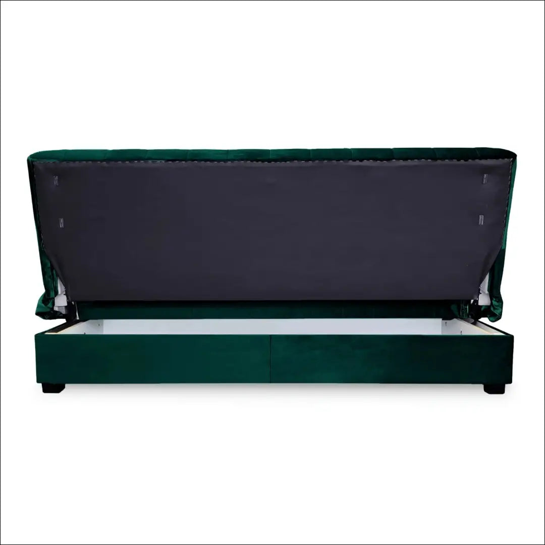 Sofa-lova su veliūro audiniu žalios spalvos TE683 - €608 Save 15% __label:Pristatymas 5-14 d.d., elite, over-200,