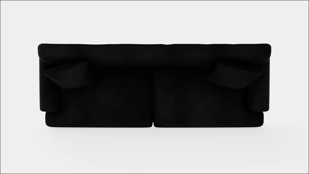 Sofa MI799 - €345 Save 50% __label:Pristatymas 1-2 d.d., color-juoda, material-aksomas, material-poliesteris, minksti