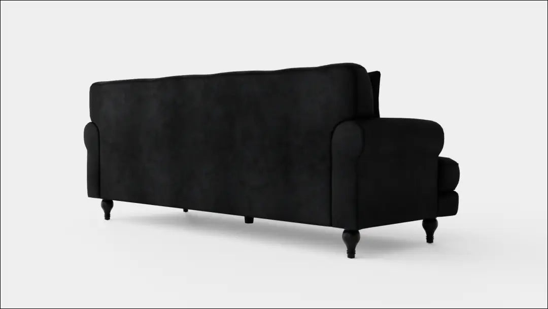 Sofa MI799 - €345 Save 50% __label:Pristatymas 1-2 d.d., color-juoda, material-aksomas, material-poliesteris, minksti
