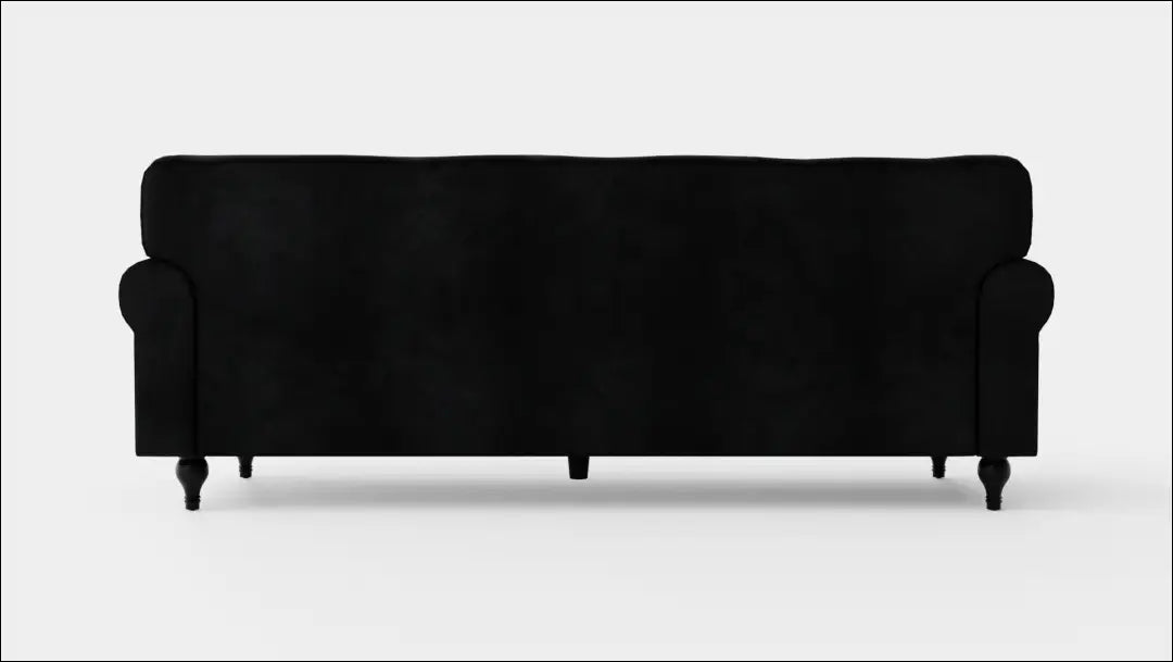 Sofa MI799 - €345 Save 50% __label:Pristatymas 1-2 d.d., color-juoda, material-aksomas, material-poliesteris, minksti