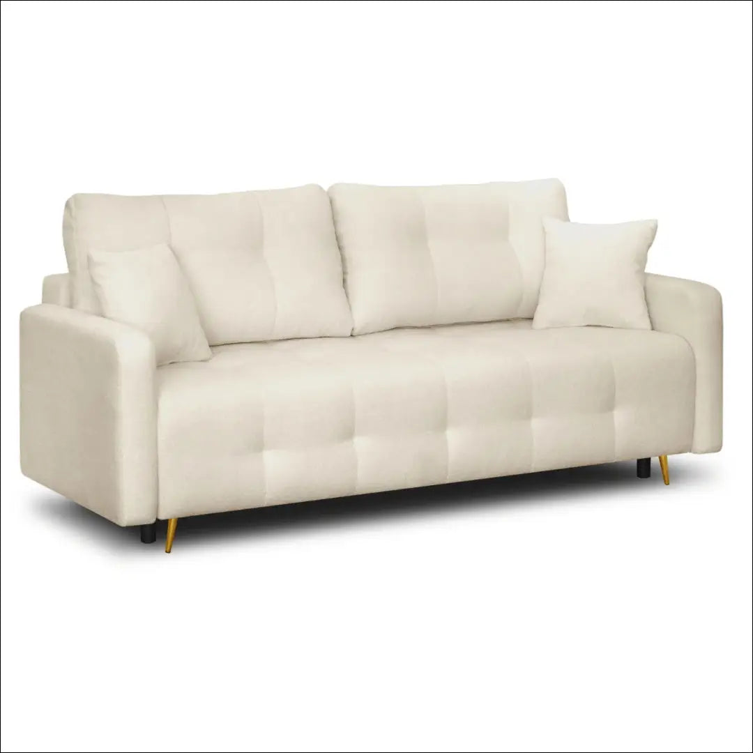 Sofa su buklė audinio audiniu smėlio spalvos TE1157 - €1,086 Save 15% __label:Pristatymas 5-14 d.d., elite, over-200,