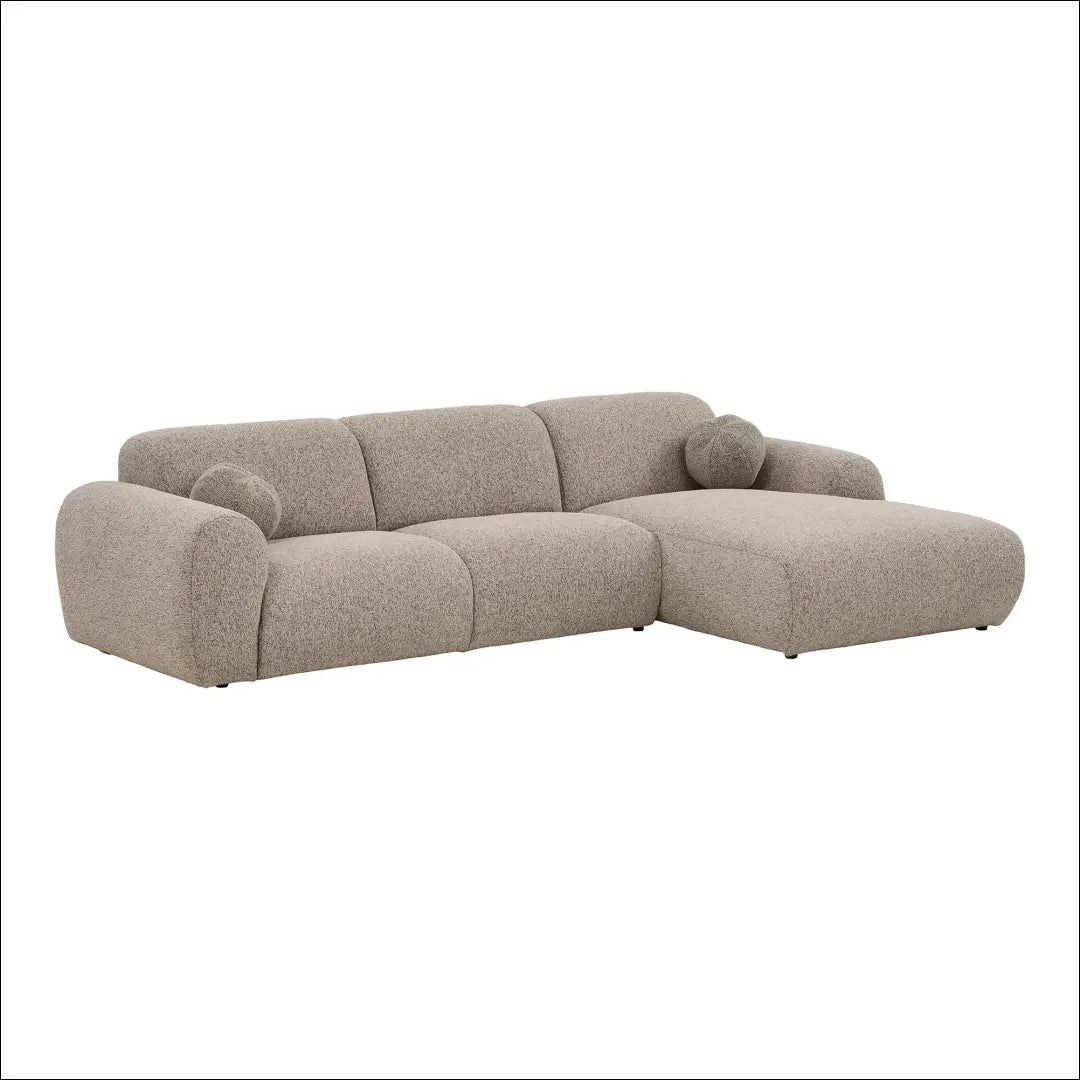 Sofa su dviem pagalvėlėmis dešininė akmens pilkumo RD165 - €2,105 Save 15% __label:Pristatymas 5-14 d.d., Akmens