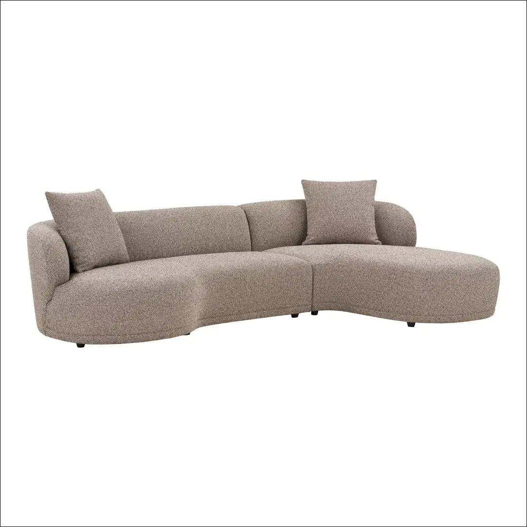 Sofa su dviem pagalvėlėmis dešininė ruda RD158 - €2,306 Save 15% __label:Pristatymas 5-14 d.d., Lounge sofas, nordic,