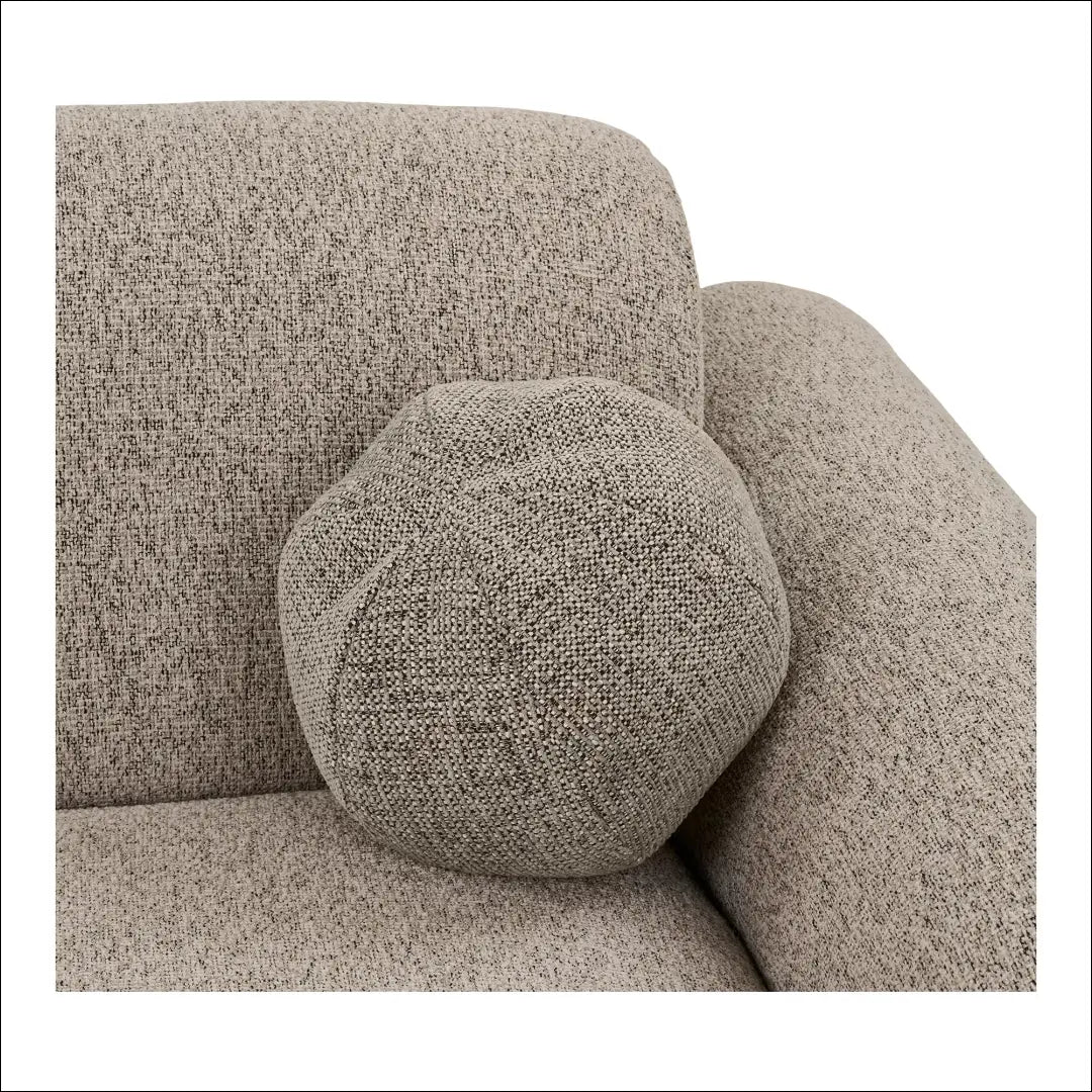 Sofa su dviem pagalvėlėmis kairėn akmens pilka RD164 - €2,105 Save 15% __label:Pristatymas 5-14 d.d., Akmens spalvos