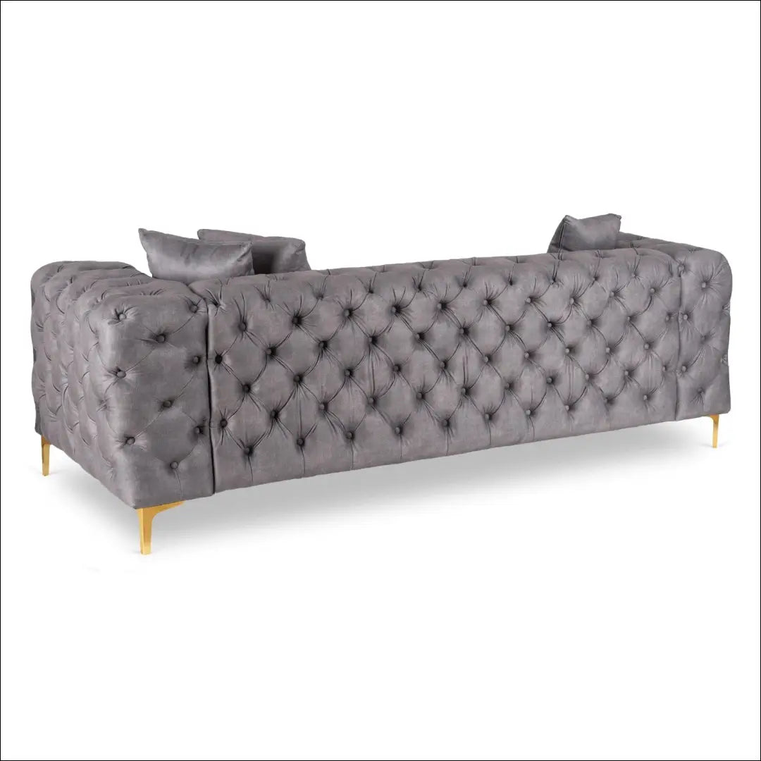 Sofa su veliūro audiniu pilkos spalvos TE1072 - €854 Save 15% __label:Pristatymas 5-14 d.d., elite, over-200,