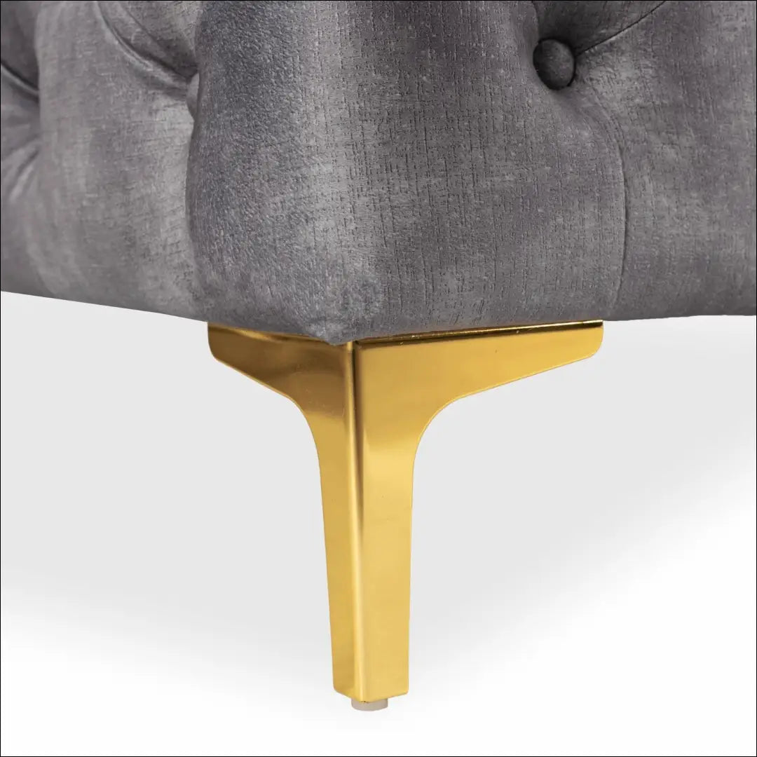 Sofa su veliūro audiniu pilkos spalvos TE1072 - €854 Save 15% __label:Pristatymas 5-14 d.d., elite, over-200,