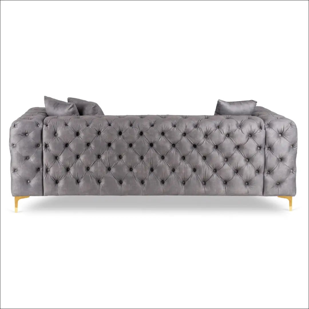 Sofa su veliūro audiniu pilkos spalvos TE1072 - €854 Save 15% __label:Pristatymas 5-14 d.d., elite, over-200,