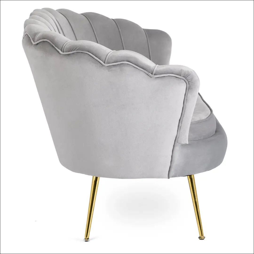 Sofa su veliūro audiniu pilkos spalvos TE293 - €297 Save 15% __label:Pristatymas 5-14 d.d., elite, over-200,
