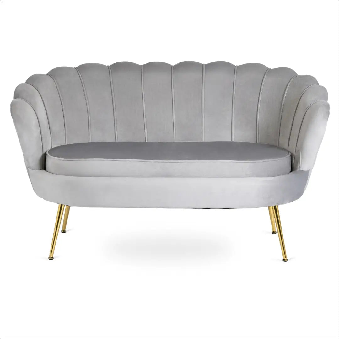 Sofa su veliūro audiniu pilkos spalvos TE293 - €297 Save 15% __label:Pristatymas 5-14 d.d., elite, over-200,