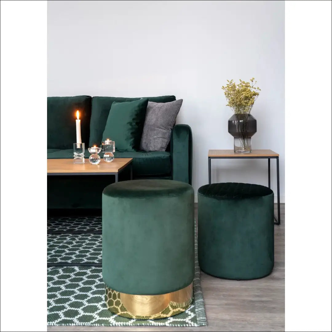 Šoninis staliukas ąžuolo imitacijos juodas rėmas 45x45x45 cm RD324 - €29 Save 15% 25-50, __label:Pristatymas 5-14 d.d.,