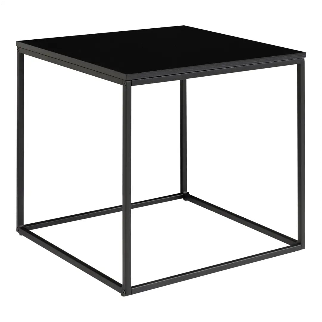 Šoninis staliukas juodas rėmas 45x45x45 cm RD322 - €39 Save 15% 25-50, Juoda, nordic, Side tables, uzsakomi €25 to €50