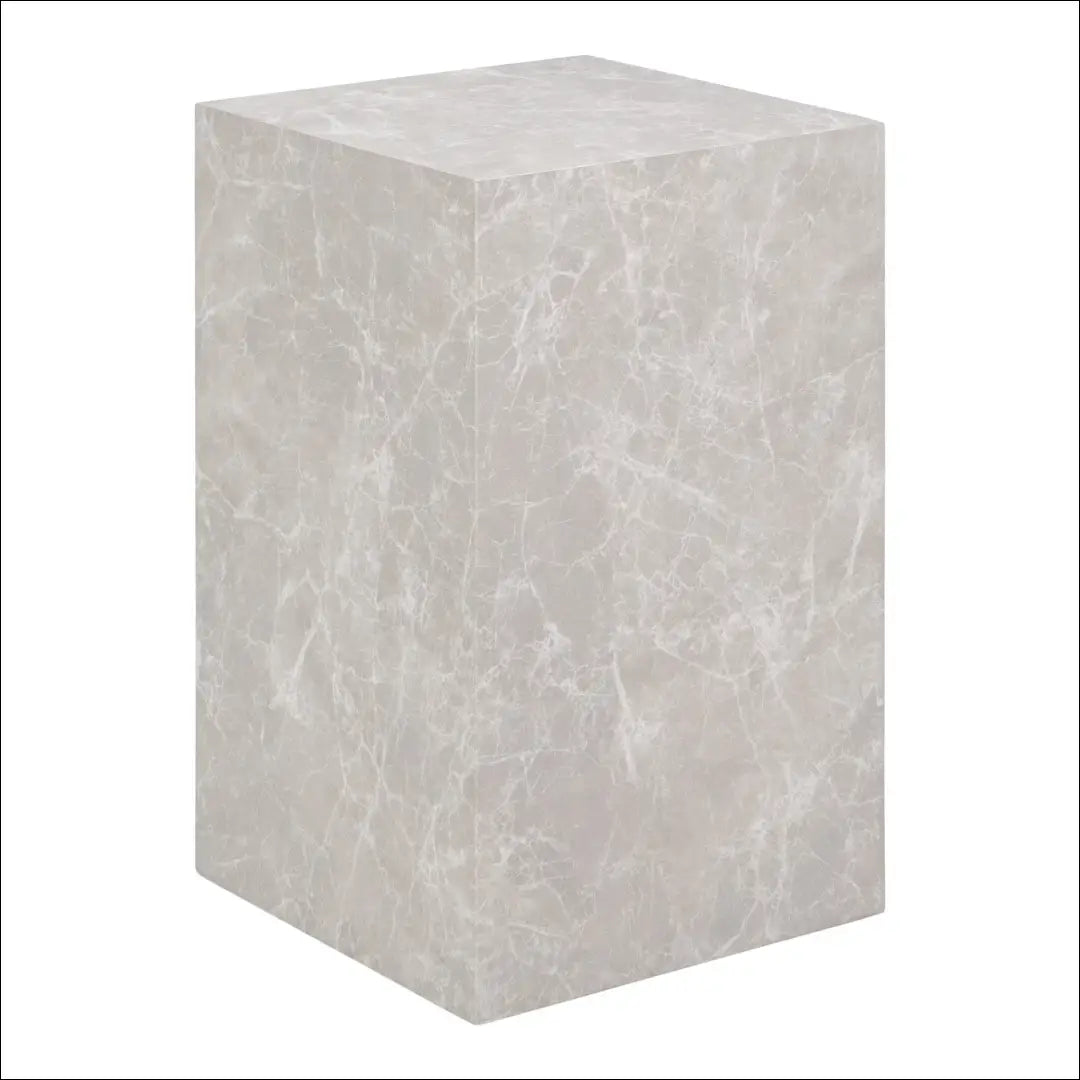 Šoninis staliukas marmuro imitacijos smėlio spalvos 30x30x50 cm RD340 - €75 Save 15% 50-100, Marble, nordic, Side