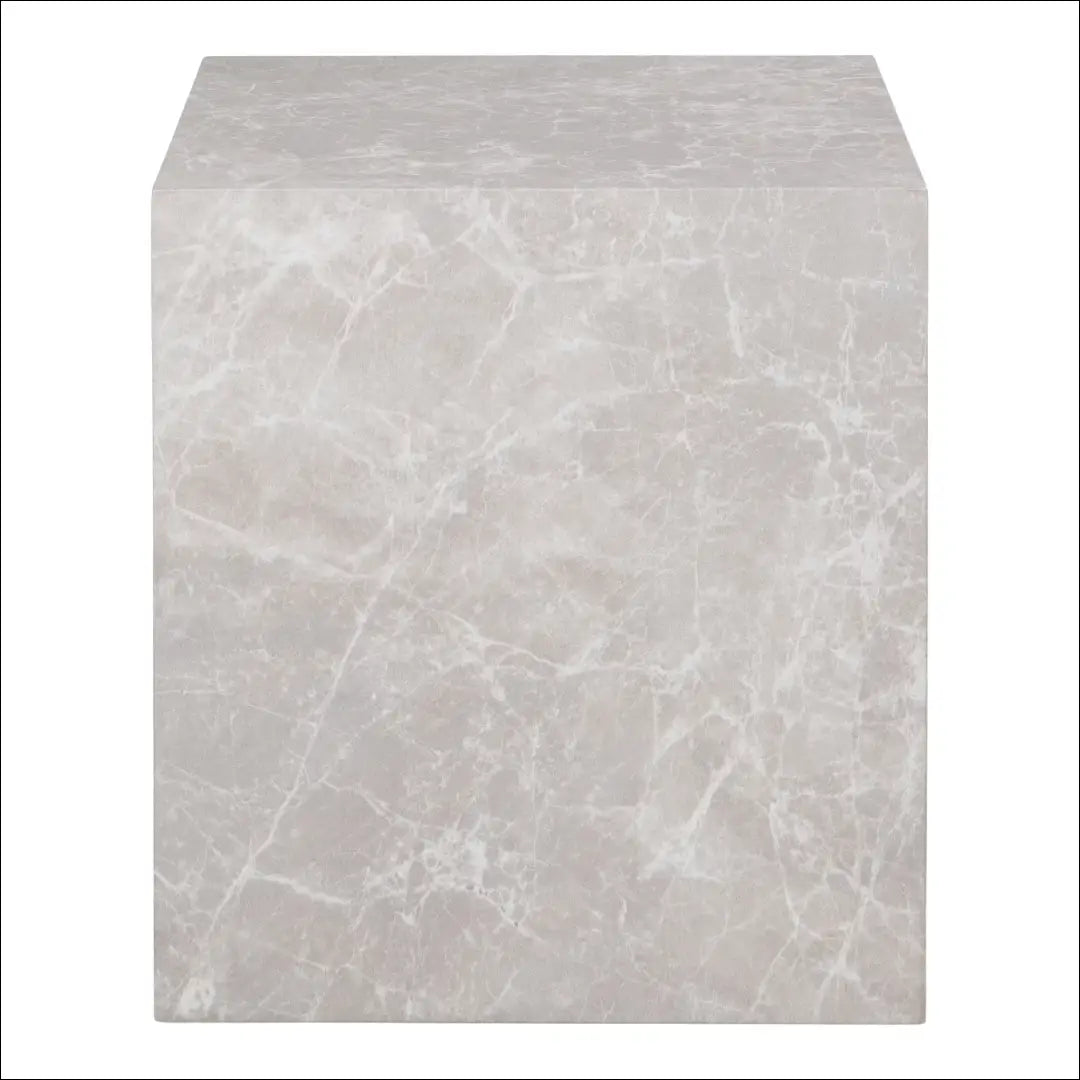 Šoninis staliukas marmuro imitacijos smėlio spalvos 40x40x45 cm RD339 - €94 Save 15% 50-100, Marble, nordic, Side