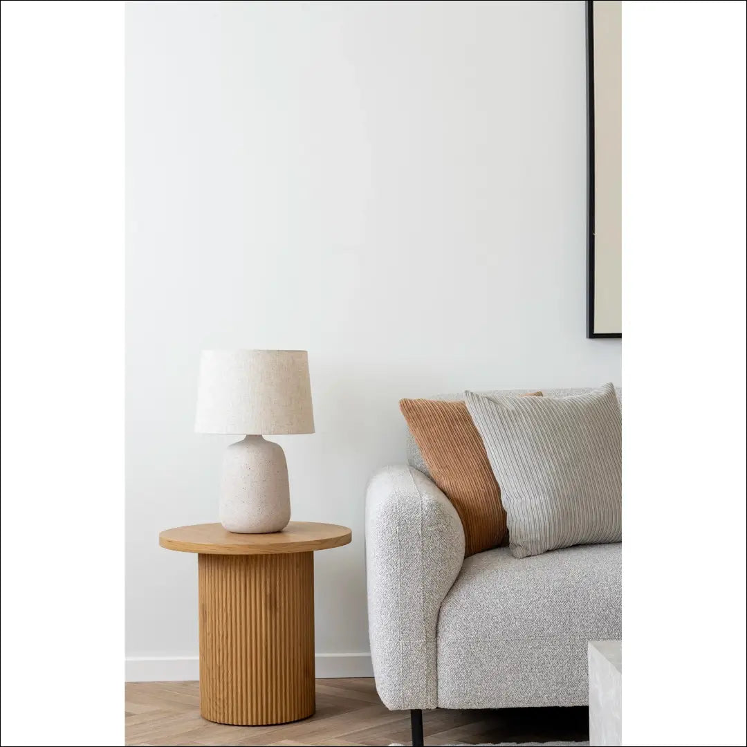Šoninis staliukas natūralus ø48x45 cm RD358 - €162 Save 15% 100-200, __label:Pristatymas 5-14 d.d., Natūrali, nordic,