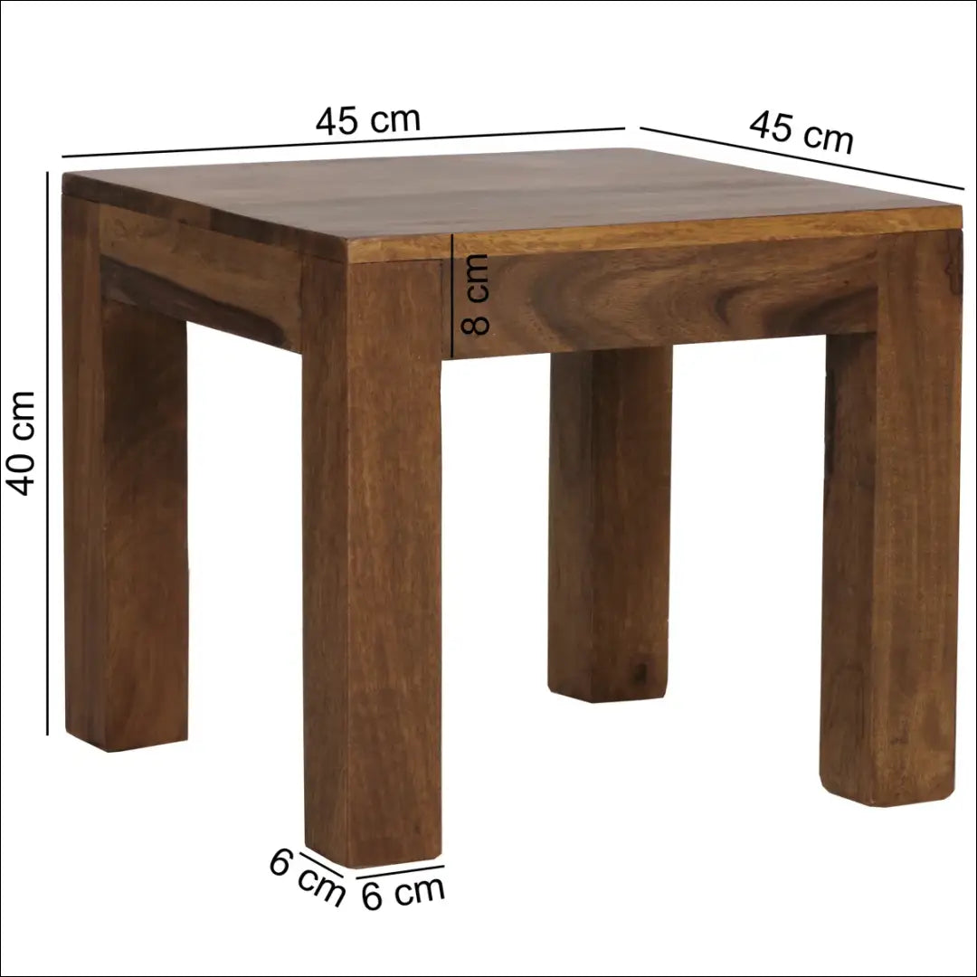 Šoninis staliukas SI1840 - €40 Save 50% 25-50, __label:Pristatymas 1-2 d.d., color-ruda, material-medzio-masyvas,