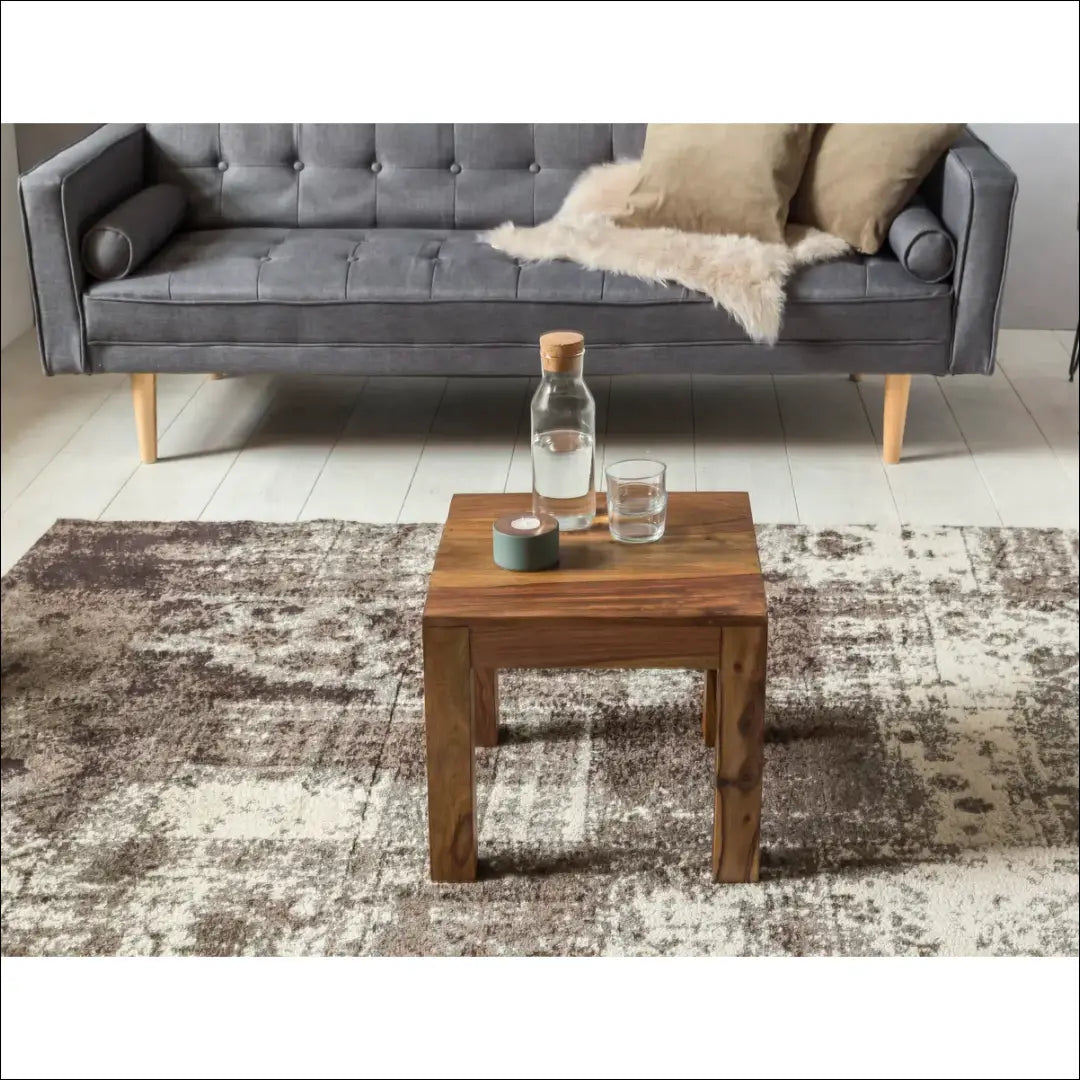 Šoninis staliukas SI1840 - €40 Save 50% 25-50, __label:Pristatymas 1-2 d.d., color-ruda, material-medzio-masyvas,