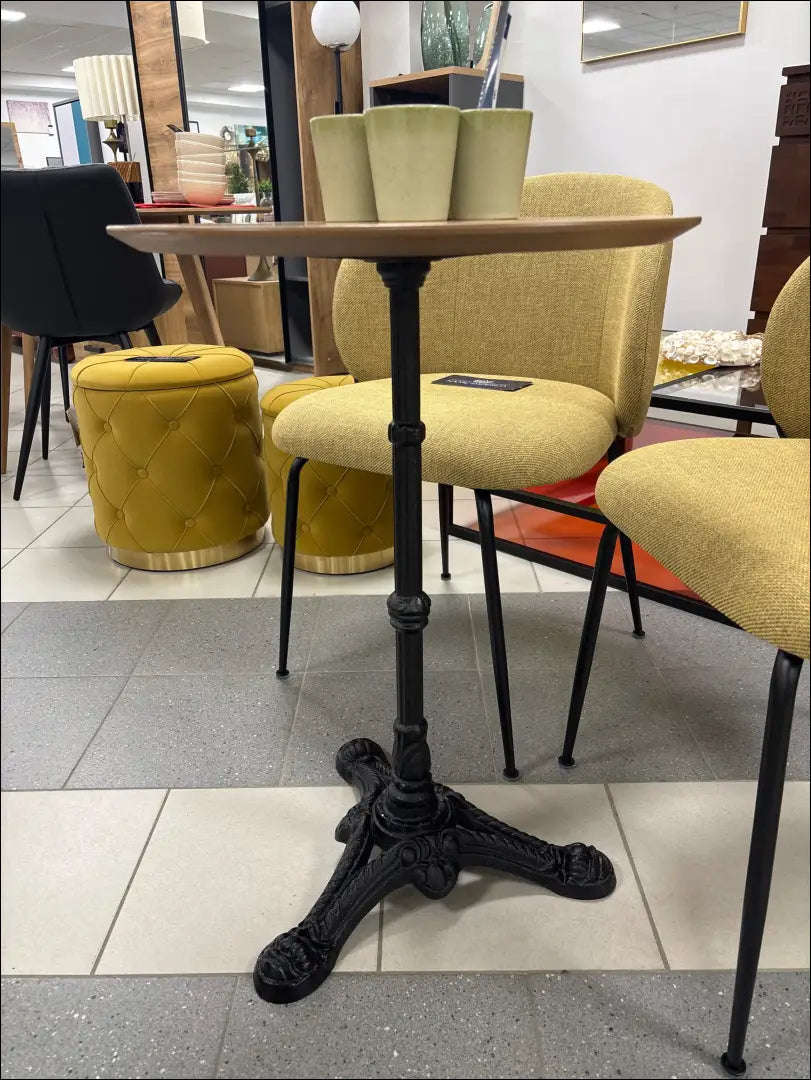 Šoninis staliukas SI1877 - €40 Save 55% 25-50, __label:Pristatymas 1-2 d.d., color-juoda, color-ruda, material-mediena