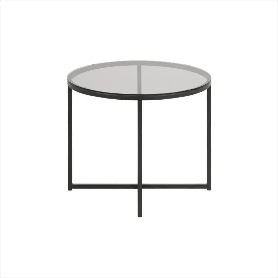 Šoninis staliukas SI1893 - €45 Save 50% 25-50, __label:Pristatymas 1-2 d.d., color-juoda, material-metalas,