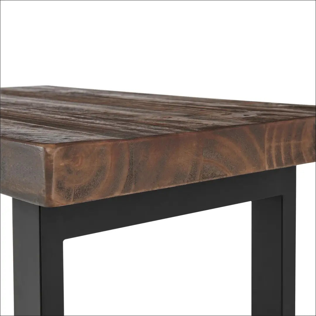 Šoninis staliukas SI1930 - €88 Save 50% 50-100, __label:Pristatymas 1-2 d.d., color-juoda, color-ruda,