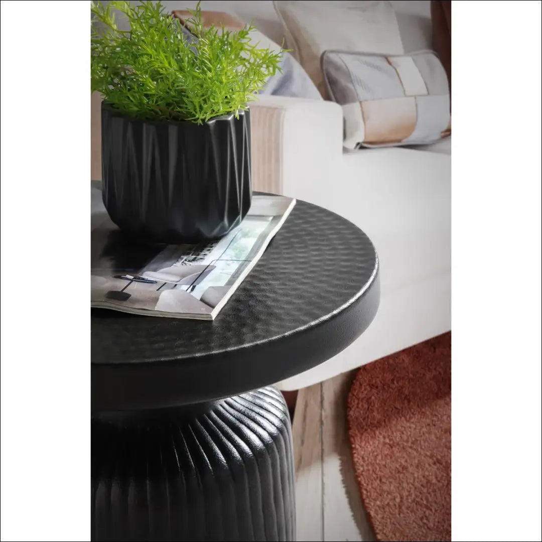 Šoninis staliukas SI1983 - €99 Save 50% 50-100, __label:Pristatymas 1-2 d.d., color-juoda, material-metalas, Push