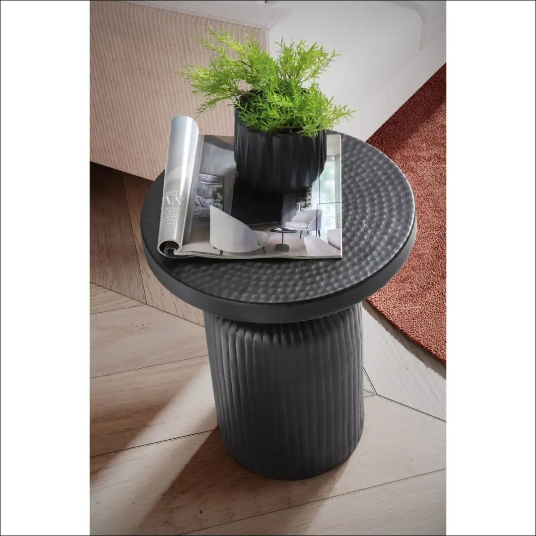 Šoninis staliukas SI1983 - €99 Save 50% 50-100, __label:Pristatymas 1-2 d.d., color-juoda, material-metalas, Push