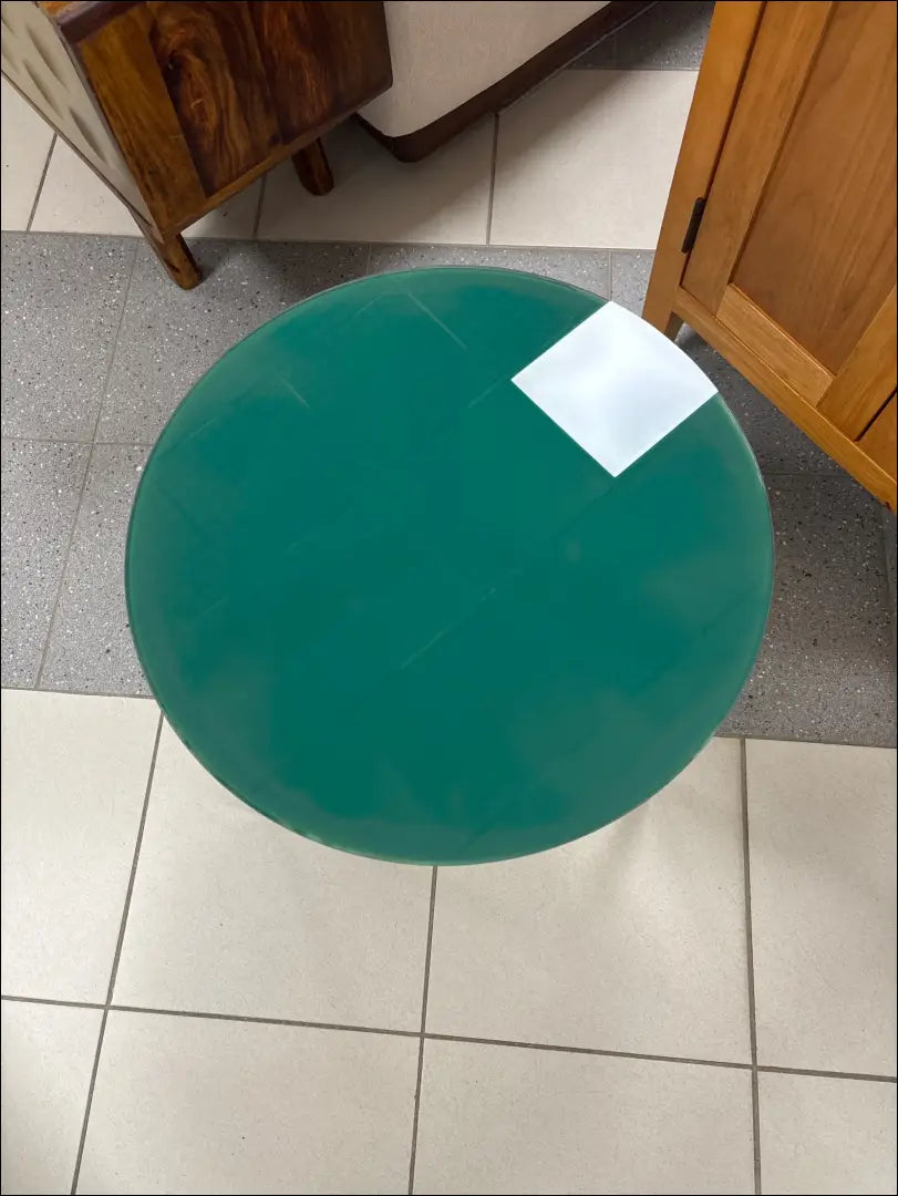 Šoninis staliukas SI1986 - €17 Save 50% __label:Pristatymas 1-2 d.d., color-zalia, material-stiklas,