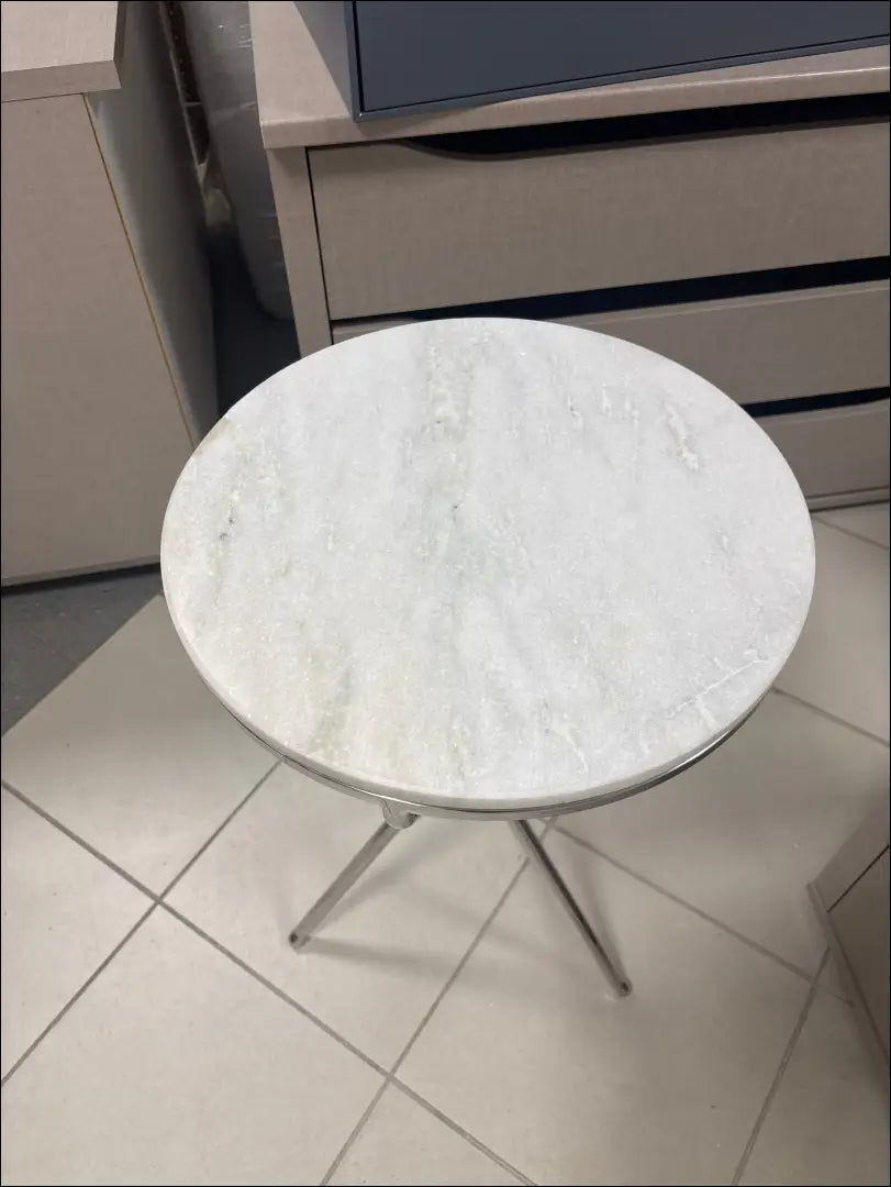 Šoninis staliukas SI1987 - €80 Save 65% 50-100, __label:Pristatymas 1-2 d.d., color-balta, color-sidabrine,