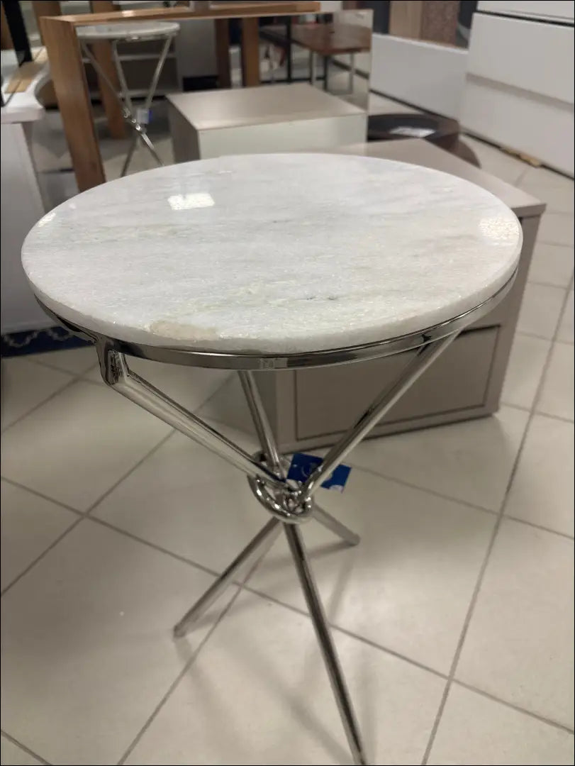 Šoninis staliukas SI1987 - €80 Save 65% 50-100, __label:Pristatymas 1-2 d.d., color-balta, color-sidabrine,