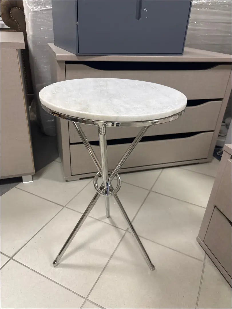 Šoninis staliukas SI1987 - €80 Save 65% 50-100, __label:Pristatymas 1-2 d.d., color-balta, color-sidabrine,