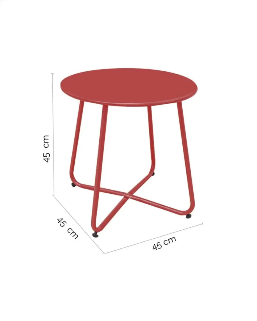 Šoninis staliukas SI2302 - €27 Save 50% 25-50, __label:Pristatymas 1-2 d.d., color-oranzine, color-raudona,