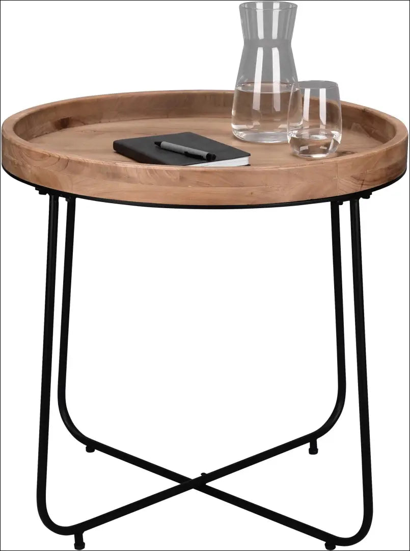 Šoninis staliukas SI2344 - €90 Save 50% 50-100, __label:Pristatymas 1-2 d.d., color-juoda, color-ruda,