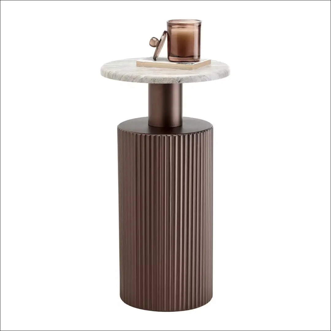 Šoninis staliukas SI2418 - €49 Save 50% 25-50, __label:Pristatymas 1-2 d.d., color-ruda, color-smelio, material-mdf MDF